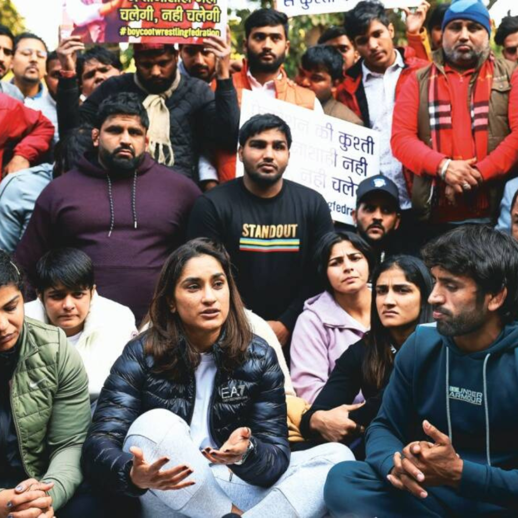 Wrestlers' Protests