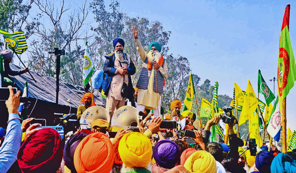 farmers protest delhi