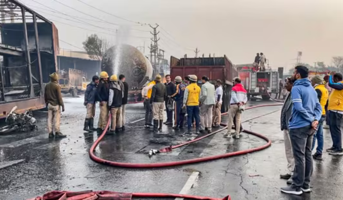 Jaipur-Ajmer Highway Accident: LPG Tanker Collision Claims Seven Lives, Over 35 Injured