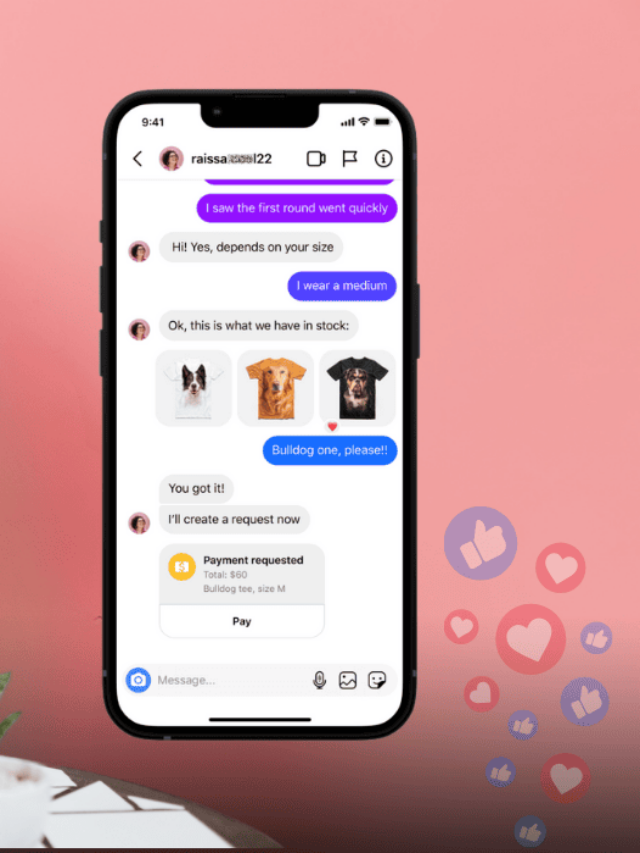 Purple Instagram DM