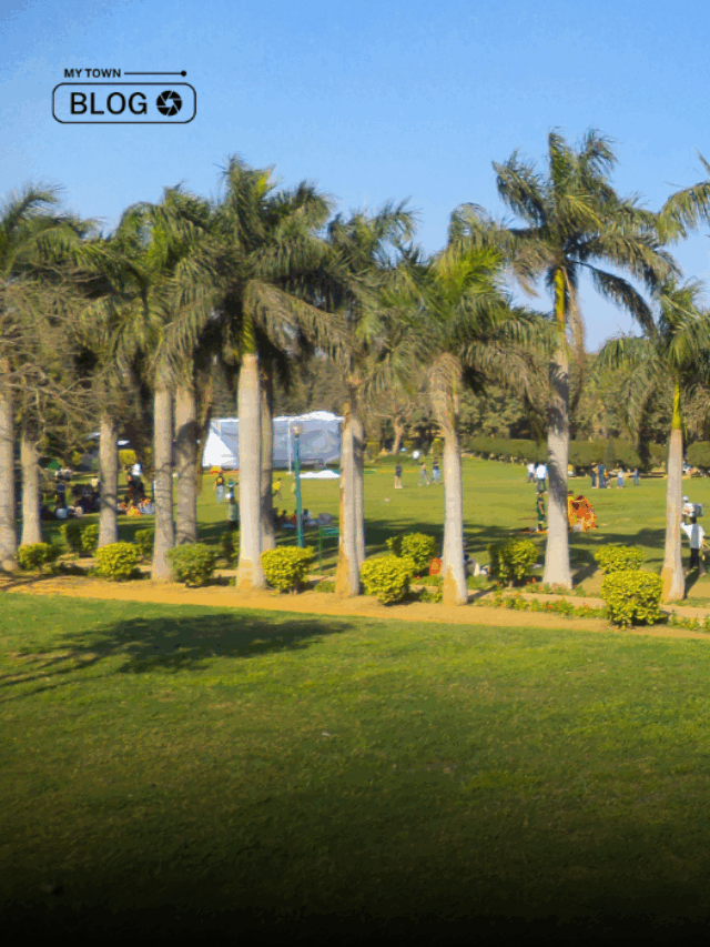 Beautiful garden in Delhi