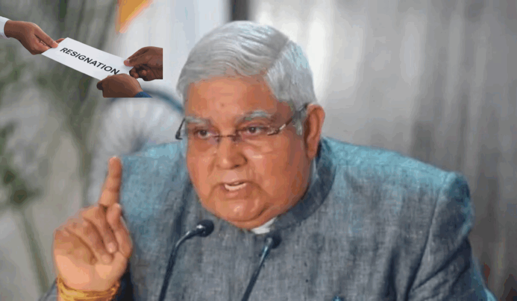 India VP Jaideep Dhankhar Resigns