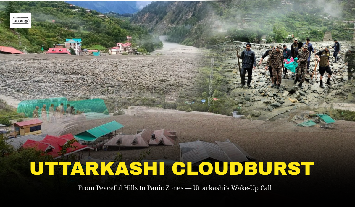 Cloudburst Hits Uttarkashi: Flash Floods Trigger Panic and Damage