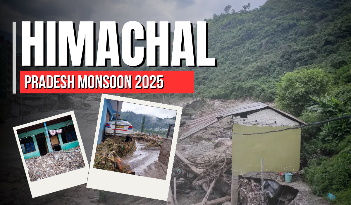 हिमाचल प्रदेश मानसून 2025: लगातार बारिश से जनजीवन प्रभावित