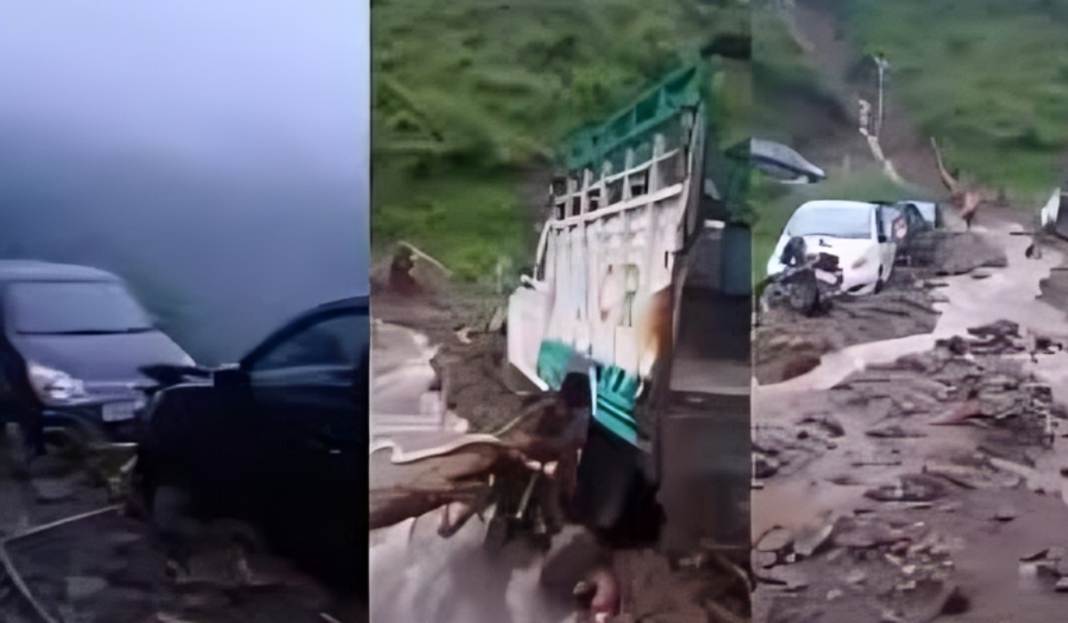 Himachal Pradesh Cloudburst in Bilaspur: Vehicles Buried, Farms Damaged but No Casualties