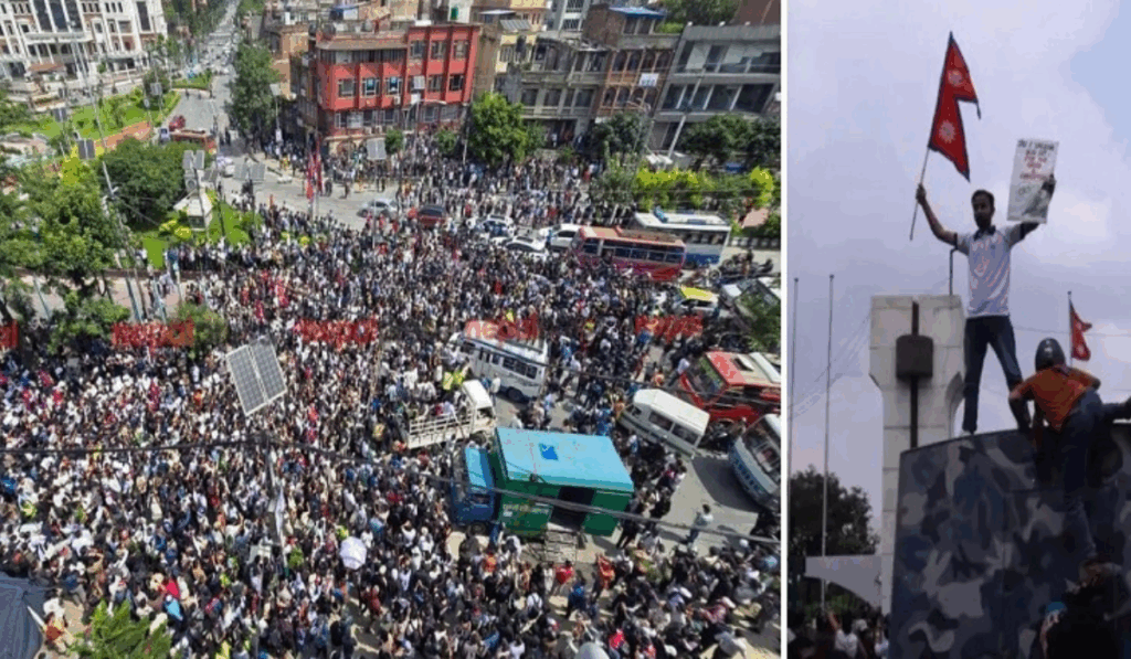 नेपाल में सोशल मीडिया बैन