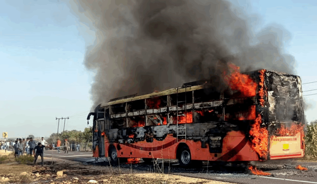 Jodhpur-bound bus accident