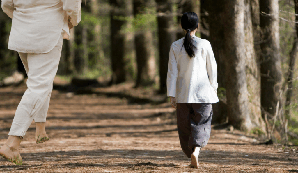 Benefits of walking barefoot