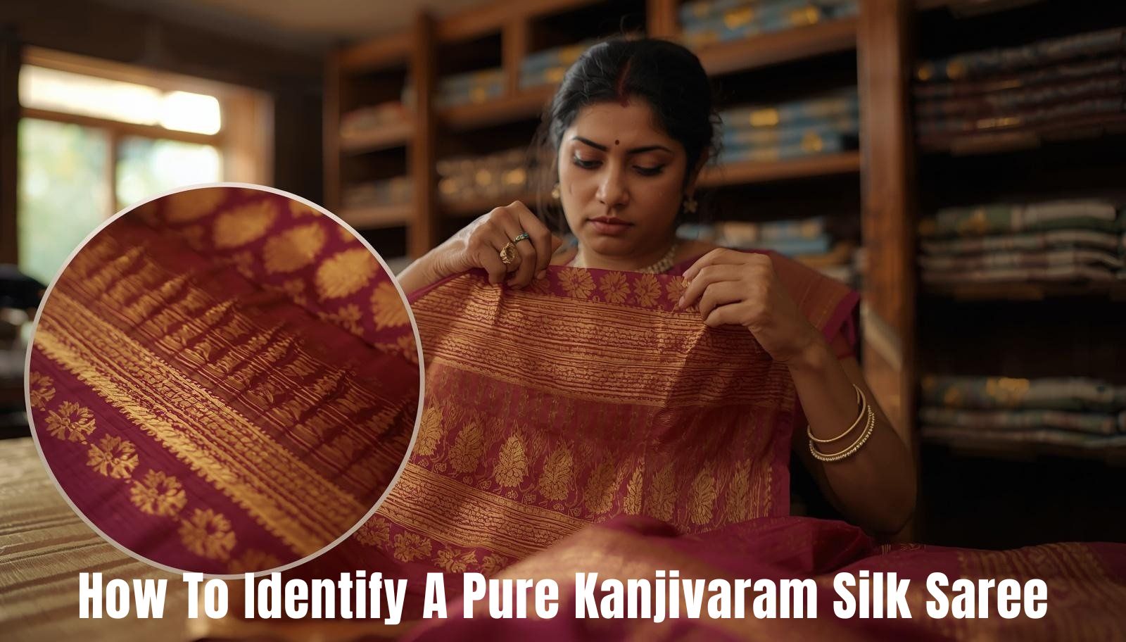 How To Identify A Pure Kanjivaram Silk Saree