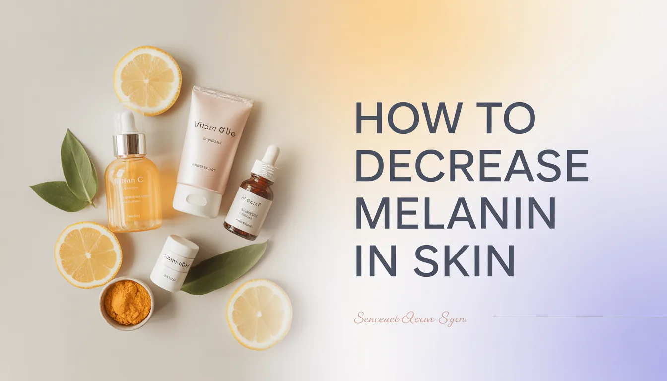 How to Decrease Melanin in Skin