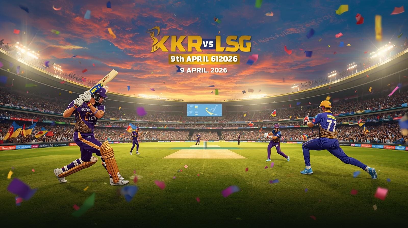 KKR vs LSG – IPL 2026 Match Preview: 9 April, Eden Gardens, Kolkata (7:30 PM IST)