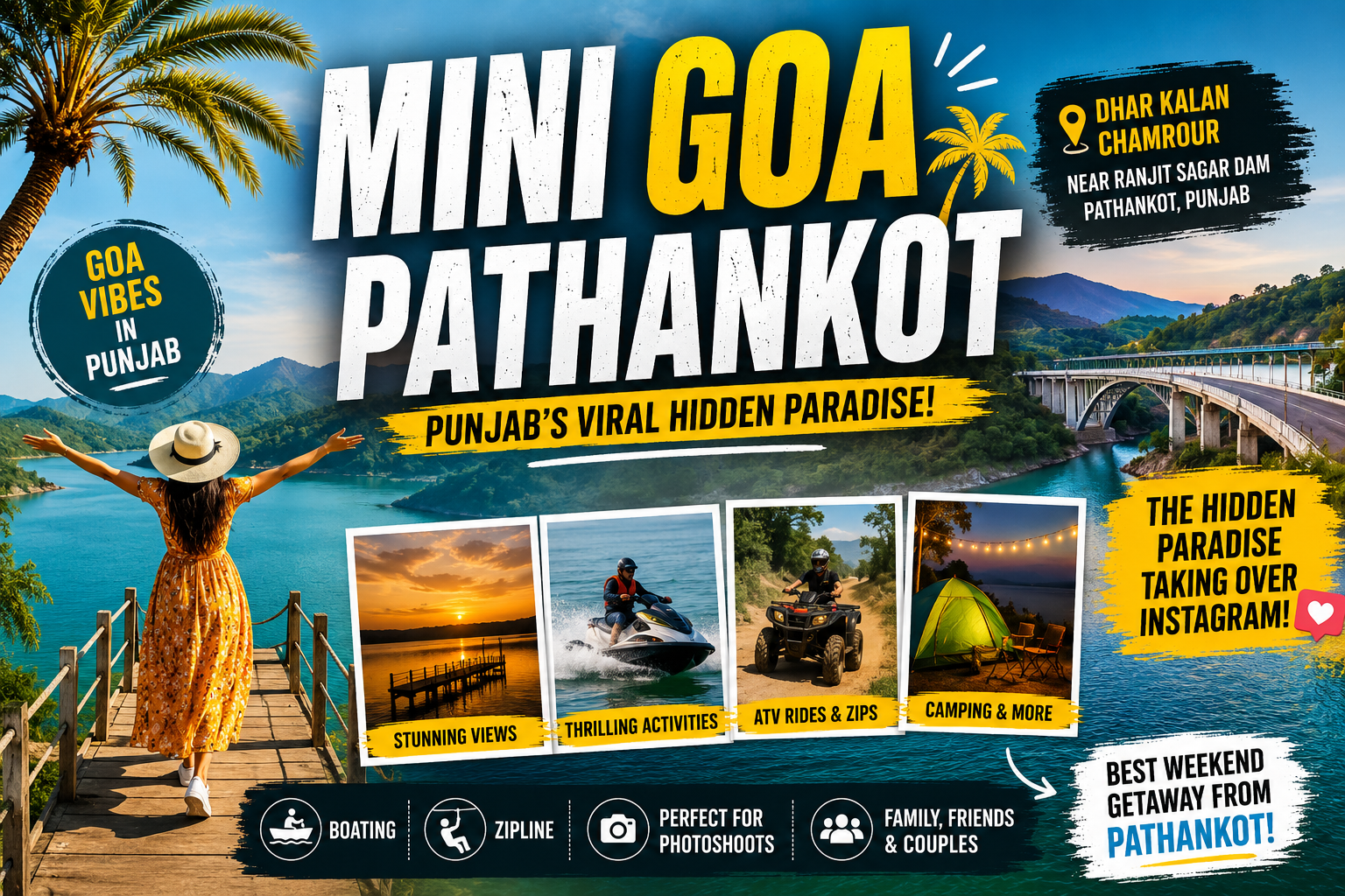 Mini Goa Pathankot: Punjab’s Viral Hidden Paradise Taking Over Instagram in 2026