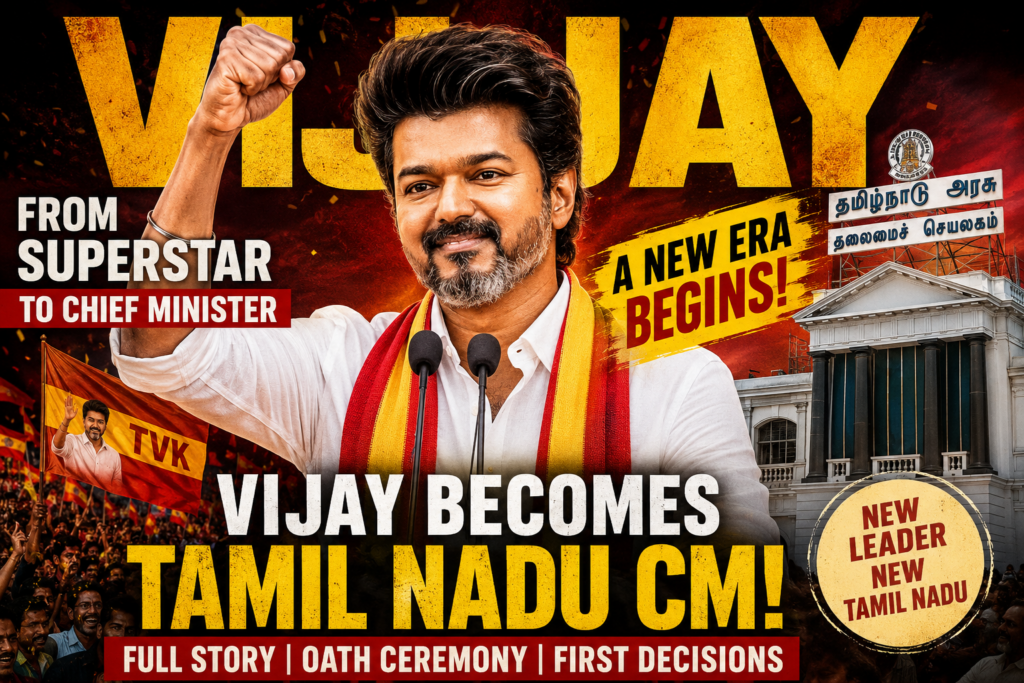 Vijay Tamil Nadu CM 2026