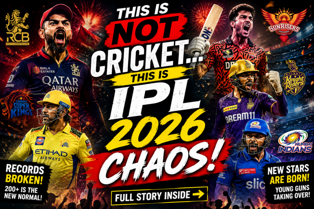 IPL 2026 Chaos