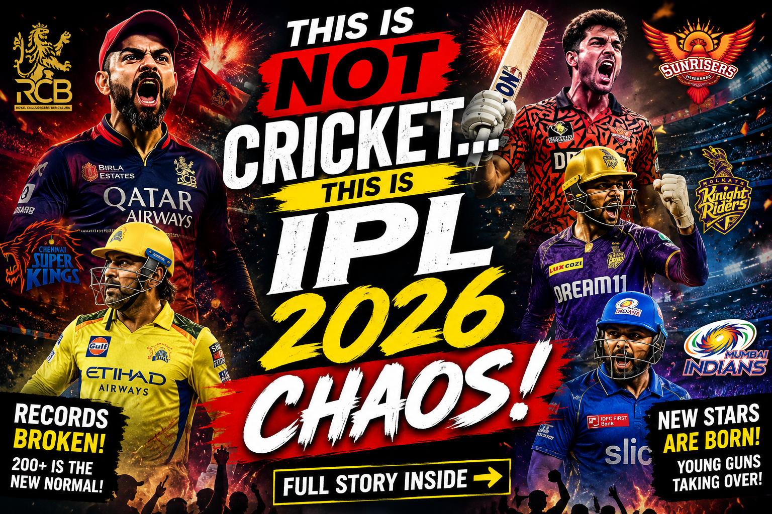 This Is Not Cricket… This Is IPL 2026 Chaos! Full Story Inside