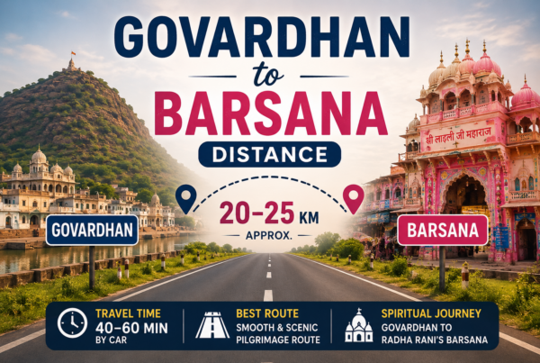 govardhan to barsana distance