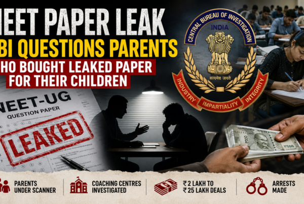 NEET paper leak