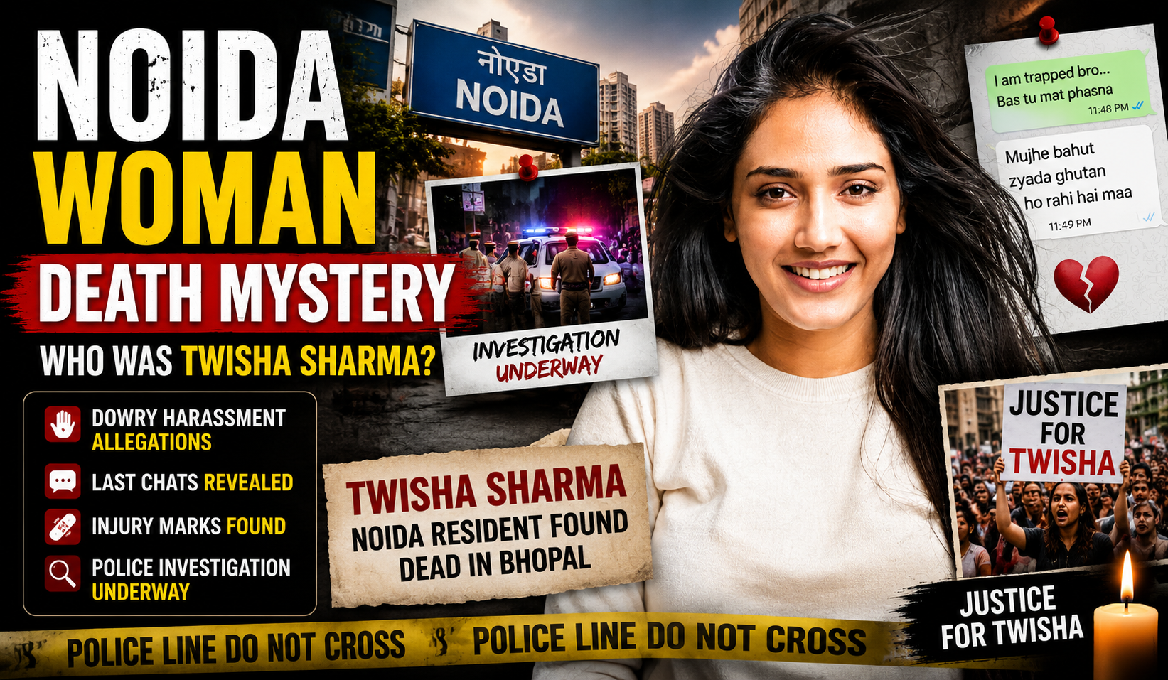 Noida Woman Death Mystery: Who Was Twisha Sharma and Why Is the Case Making Headlines?
