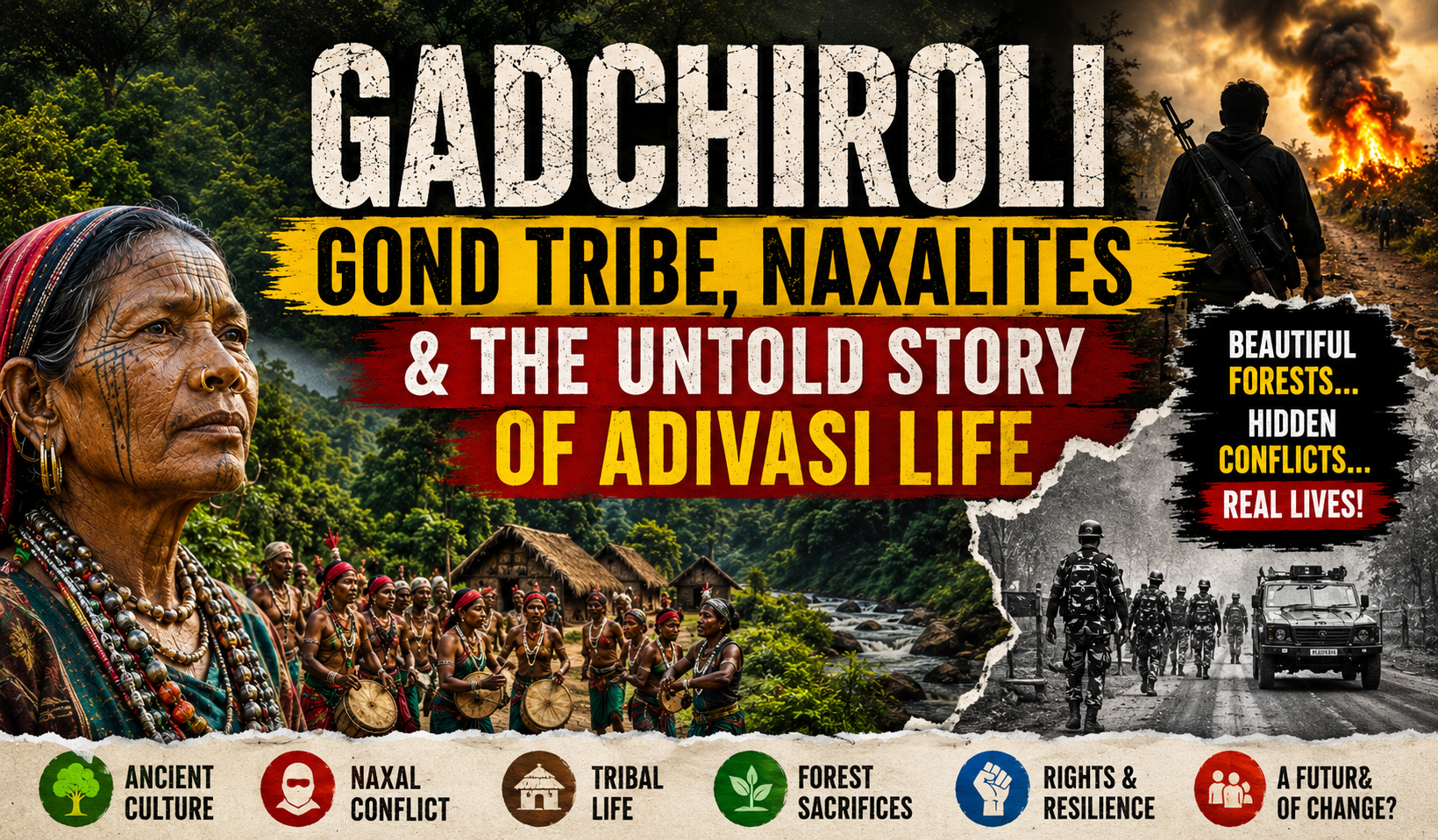 Gadchiroli: Gond Tribe, Naxalites & The Untold Story of Adivasi Life