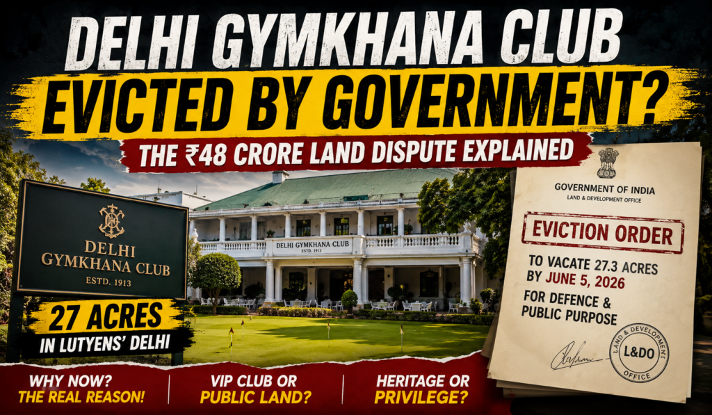 Delhi Gymkhana Club Row