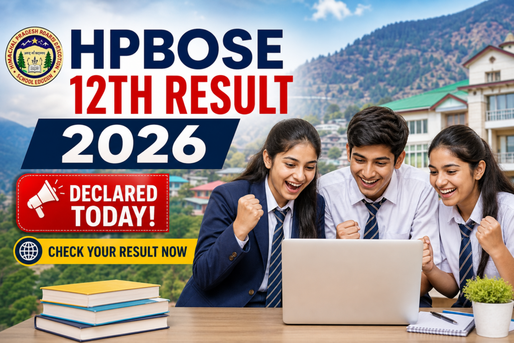 HPBOSE 12th Result 2026 Declared