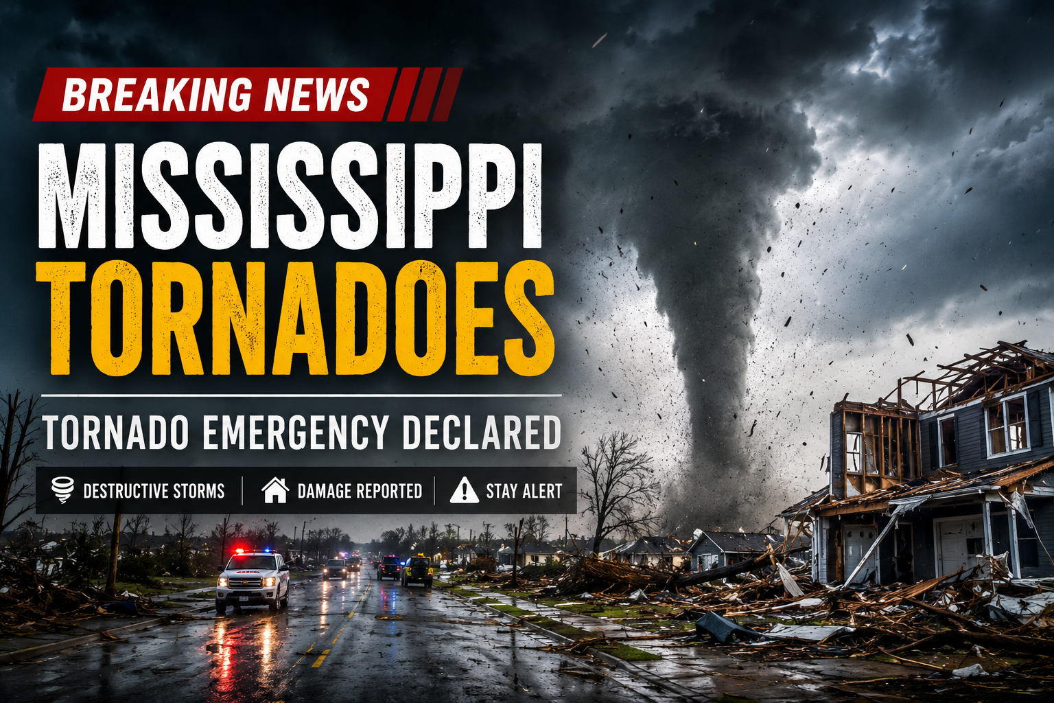 Mississippi Tornadoes Trigger Emergency Warnings Across the State