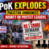 PoK Protest Leaders Bounty