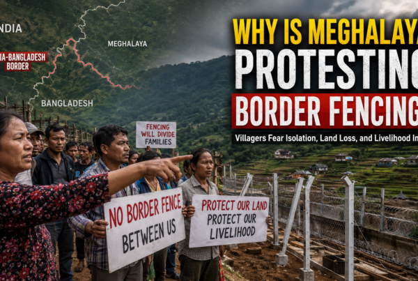 Meghalaya Border Fencing Protest