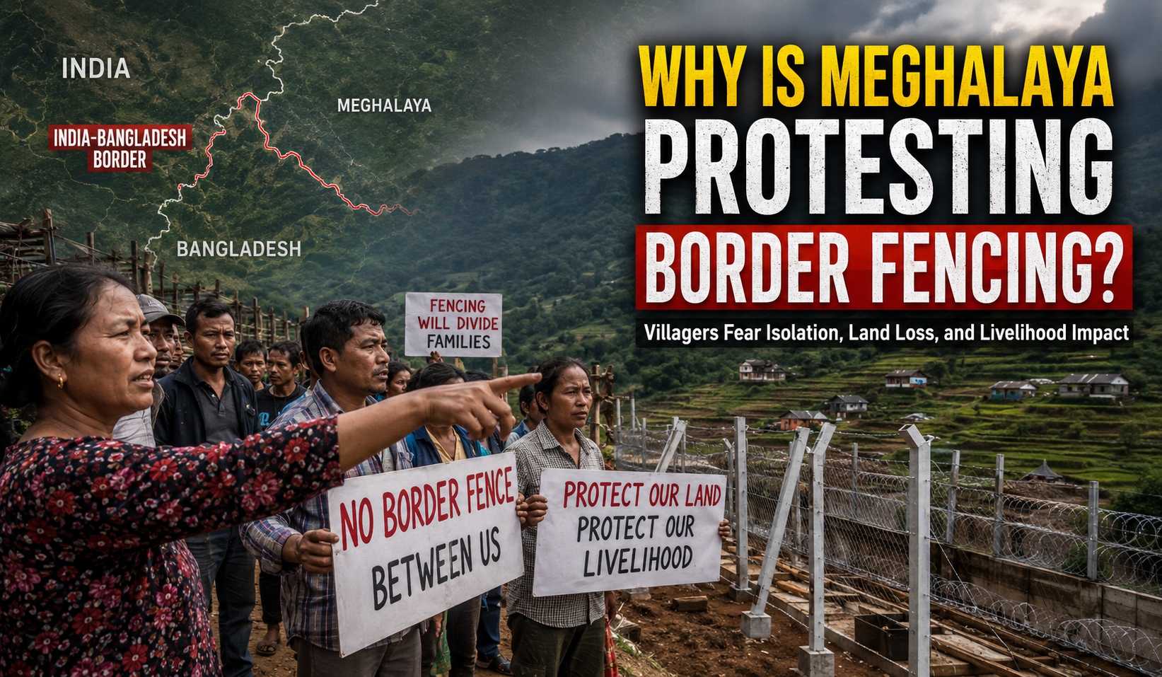 Why Is Meghalaya Protesting India-Bangladesh Border Fencing? Understanding the Growing Controversy