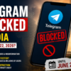 Telegram blocked in India