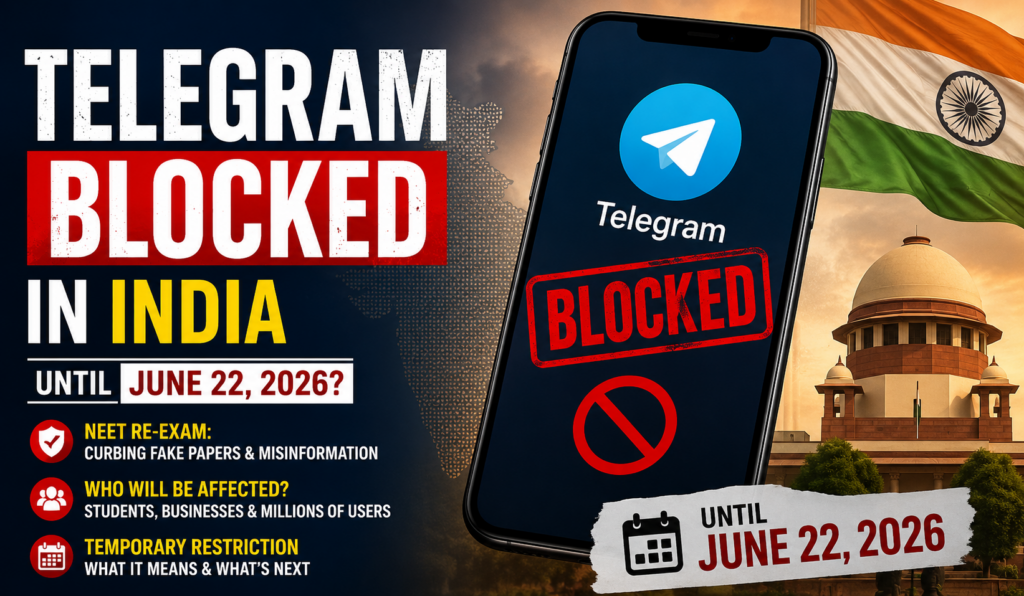 Telegram blocked in India