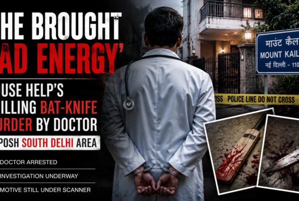 South Delhi doctor house help murder