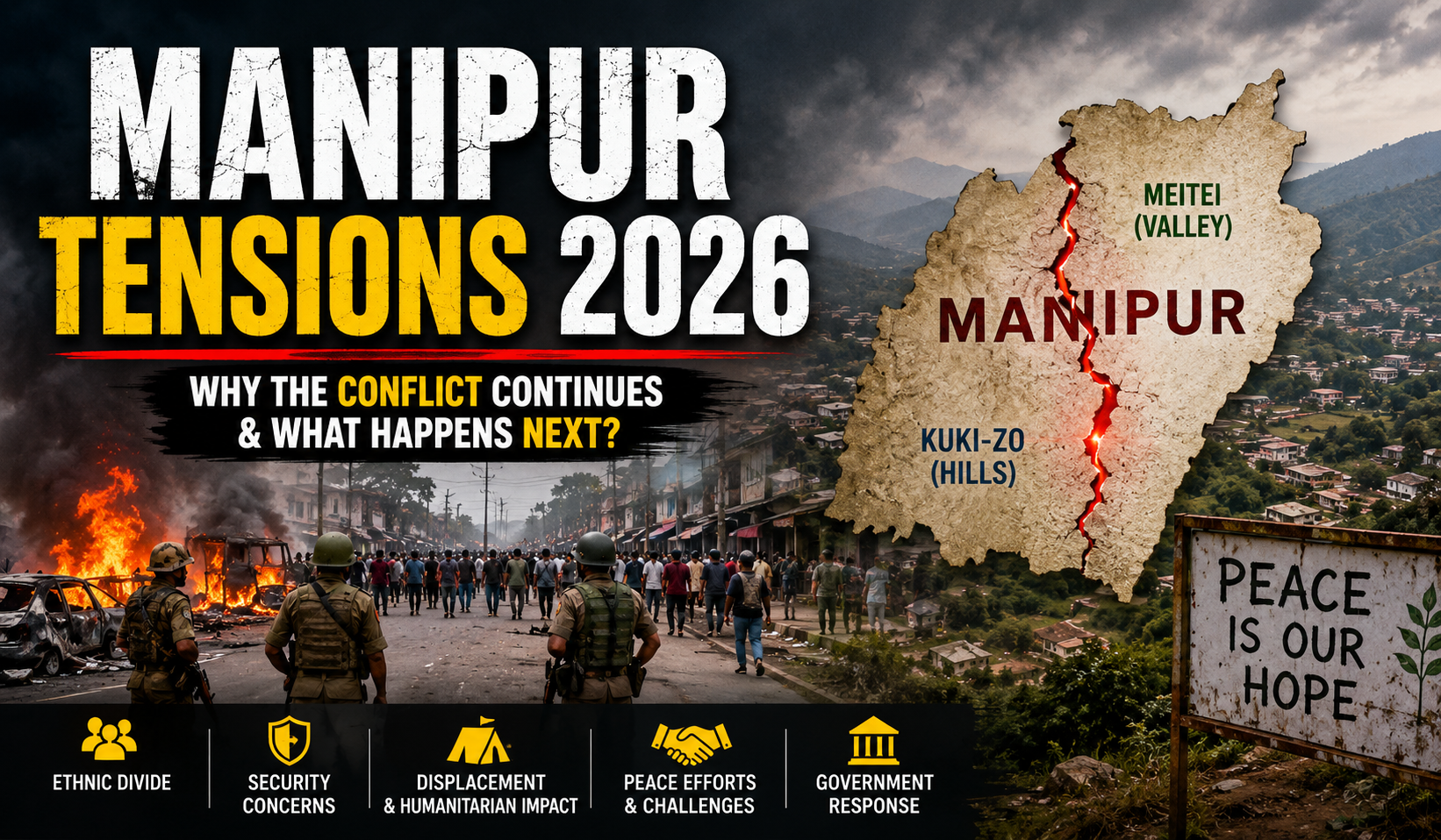 Manipur Tensions Explained: Why the Conflict Continues and What It Means for India in 2026
