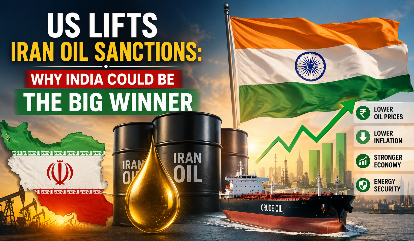 US Relaxes Iran Oil Restrictions: Why India Stands to Benefit