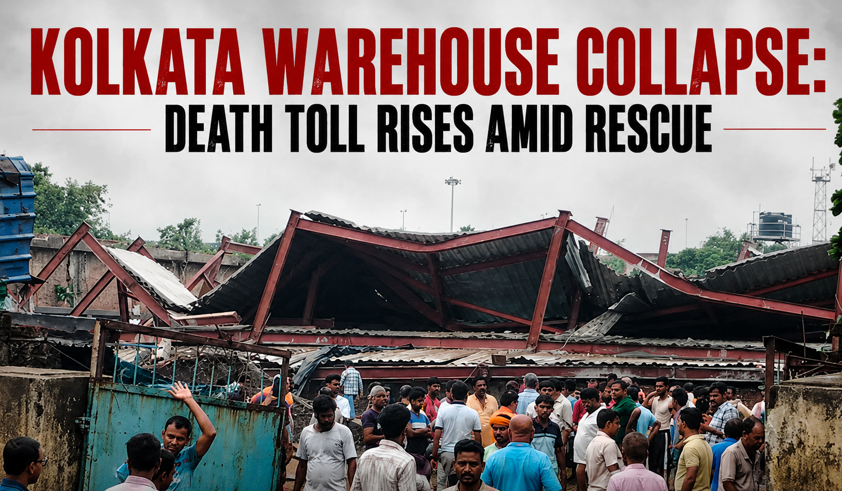 Kolkata Warehouse Collapse: Death Toll Rises as Rescue Teams Continue Search for Trapped Workers