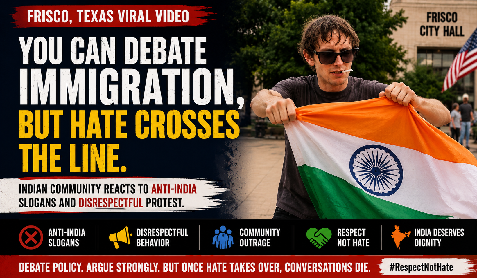 You Can Debate Immigration. But Screaming “F*ck India” Crosses the Line