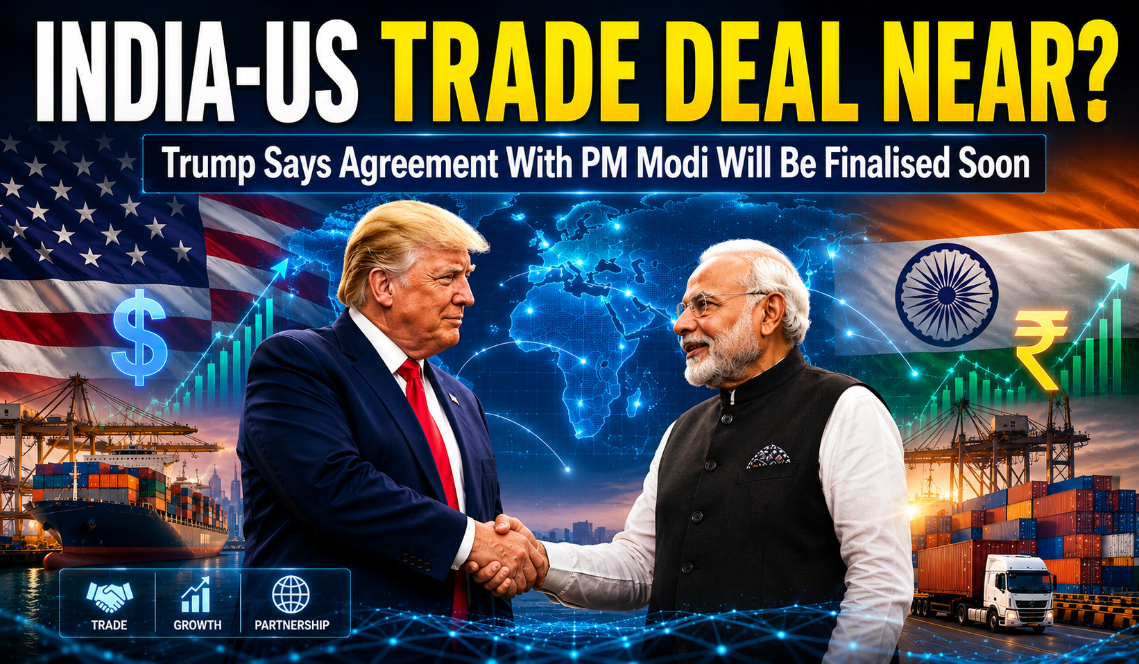 Trump Says India-US Trade Deal Near Finalisation, Calls PM Modi a ‘Good Friend’
