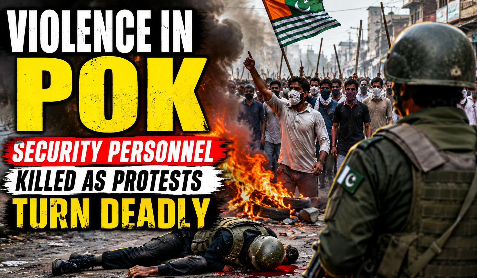 Violence in PoK: Security Personnel Killed as Protests Turn Deadly