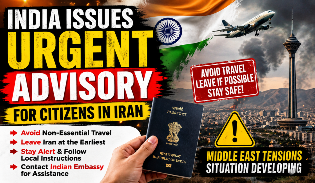 India Issues Advisory for Citizens in Iran