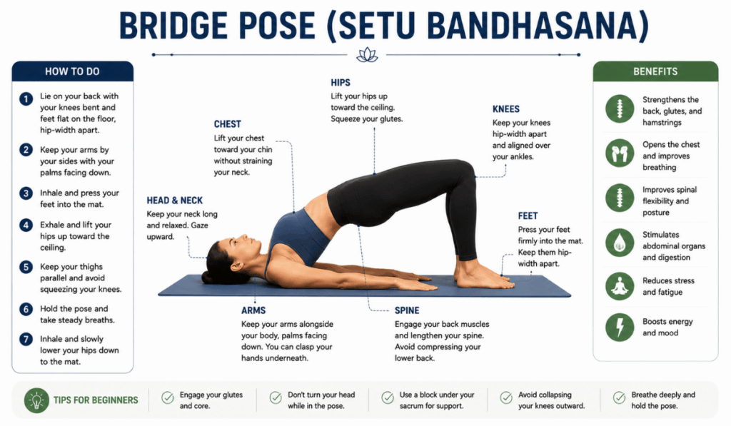 Bridge Pose (Setu Bandhasana)