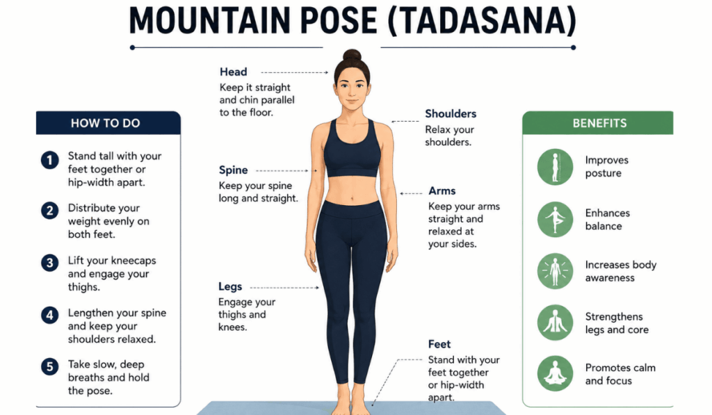 Mountain Pose (Tadasana)