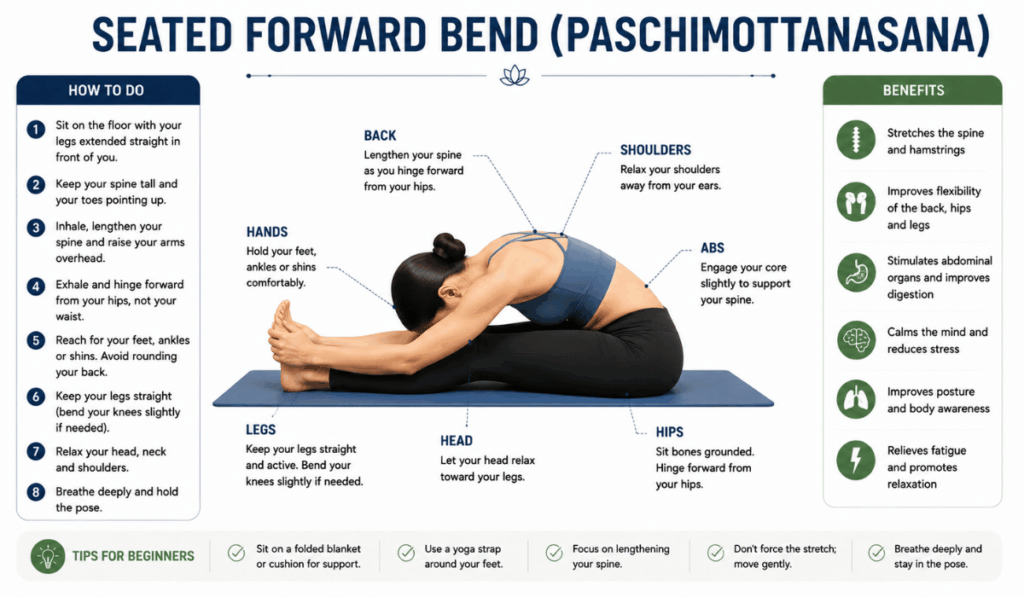 Seated Forward Bend (Paschimottanasana)