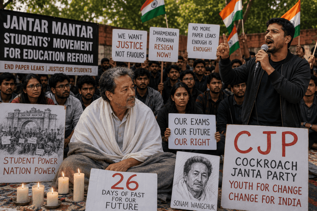 Wangchuk hunger strike Jantar Mantar