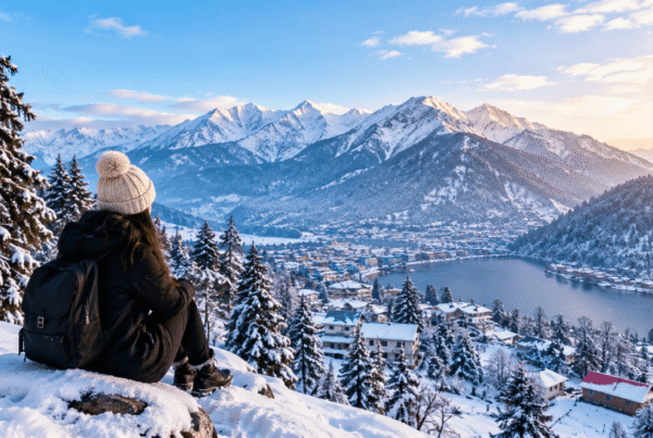 snowfall places in india